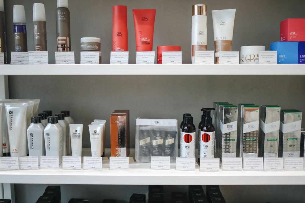 Packaged personal care, haircare, skincare and everyday wellness essentials.