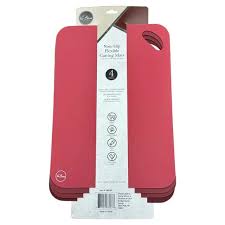 11x7 4 pcs cutting board Burgundy