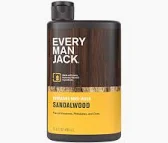 13.5oz everyman jack bodywash sandalwood