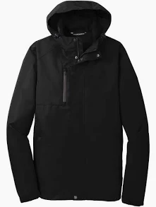 Port Authority Mens Black Waterproof Jacket Item #L315