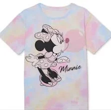minnie mouse kid tye dye tee shirt  sm 6 Walmart tag