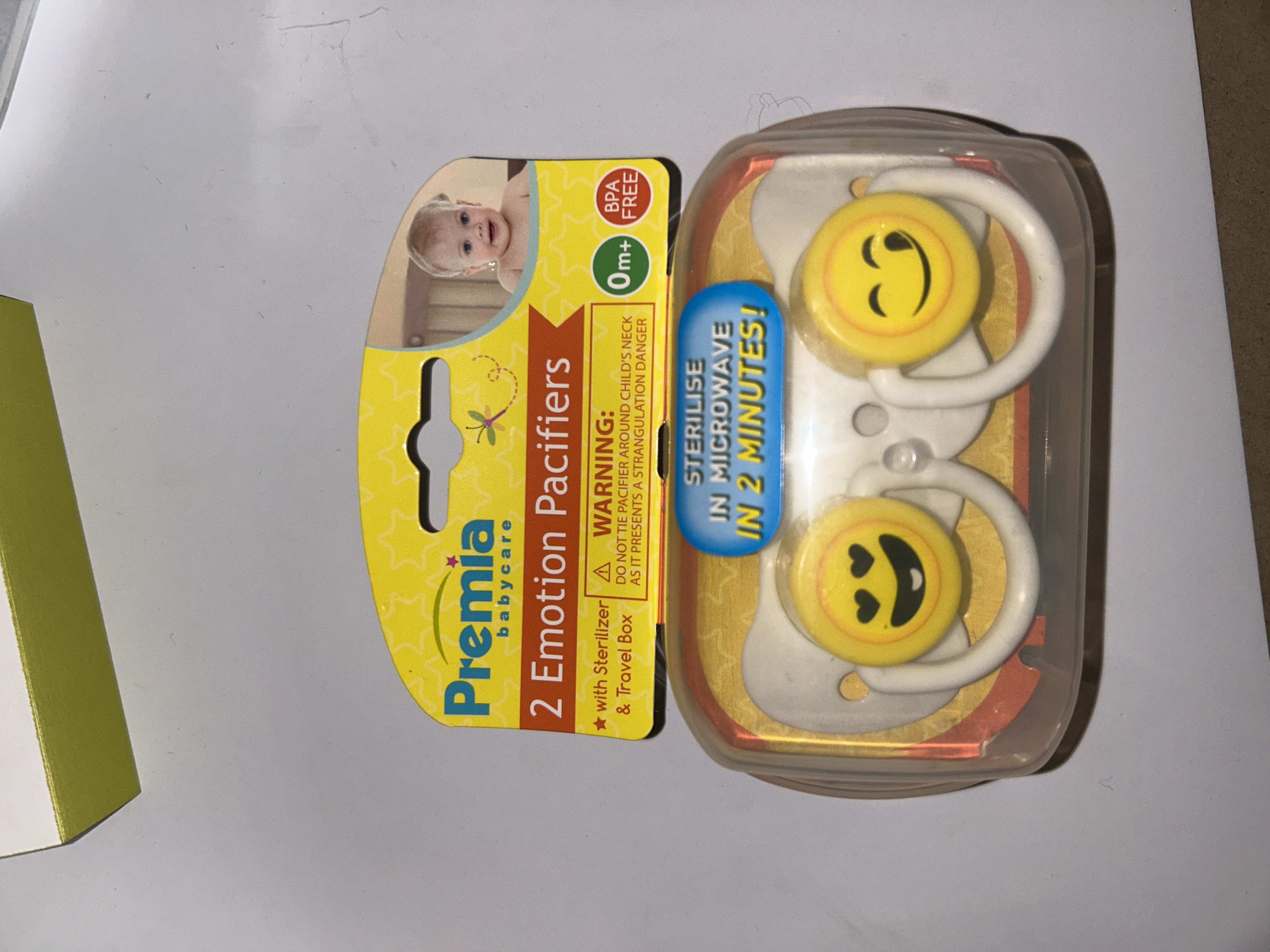 Prima 2 pack pacifiers  emotions