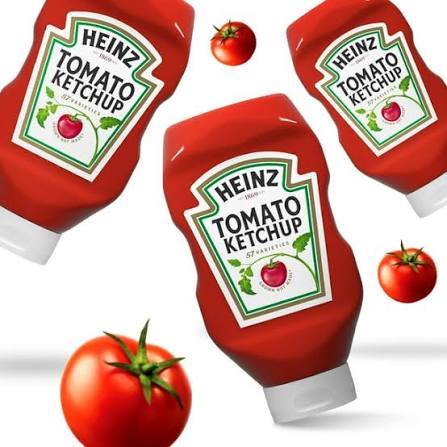 Damaged Heinz 44oz. Tomato Ketchup