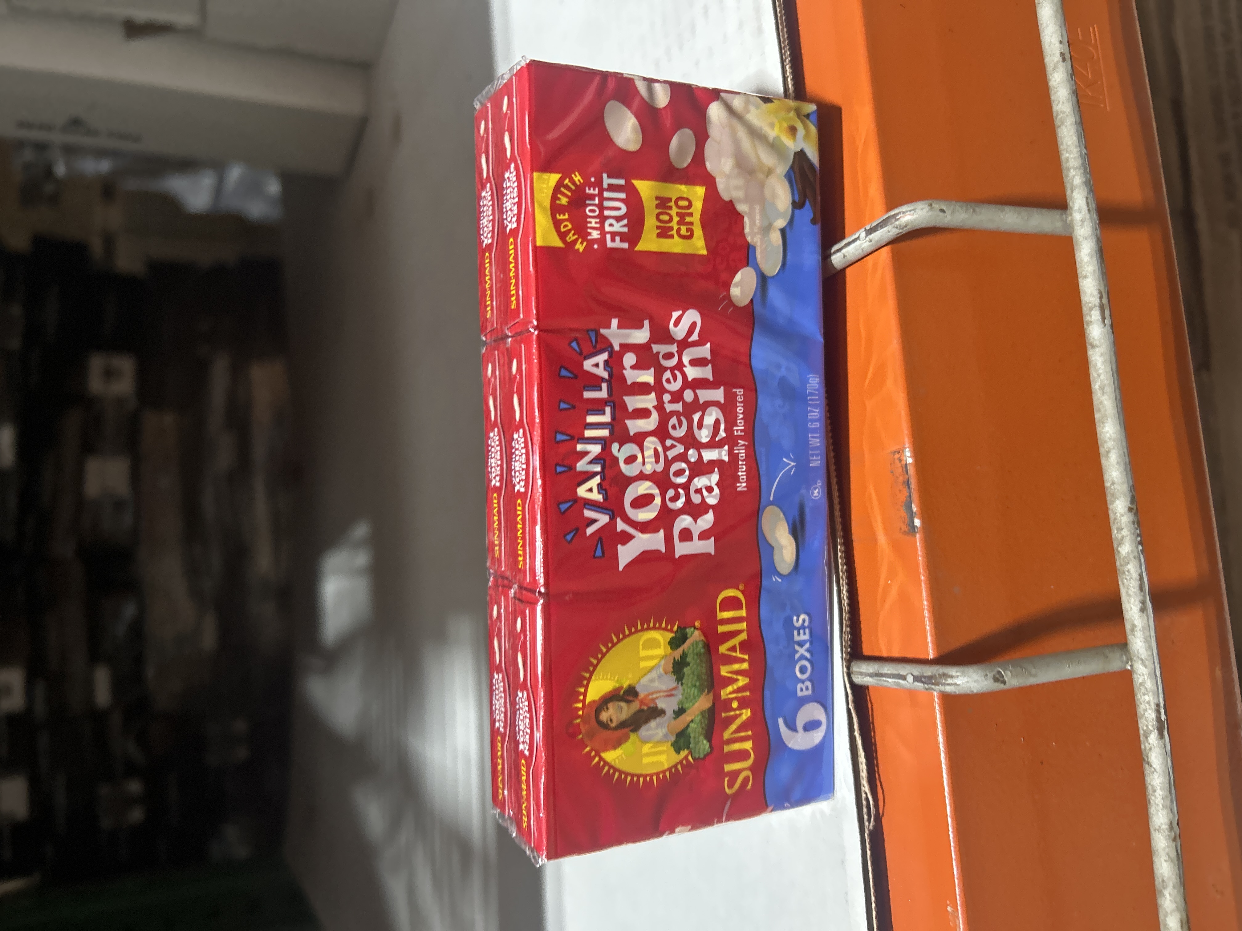 Sun Maid 6ct Vanilla Yogurt Raisin Boxes