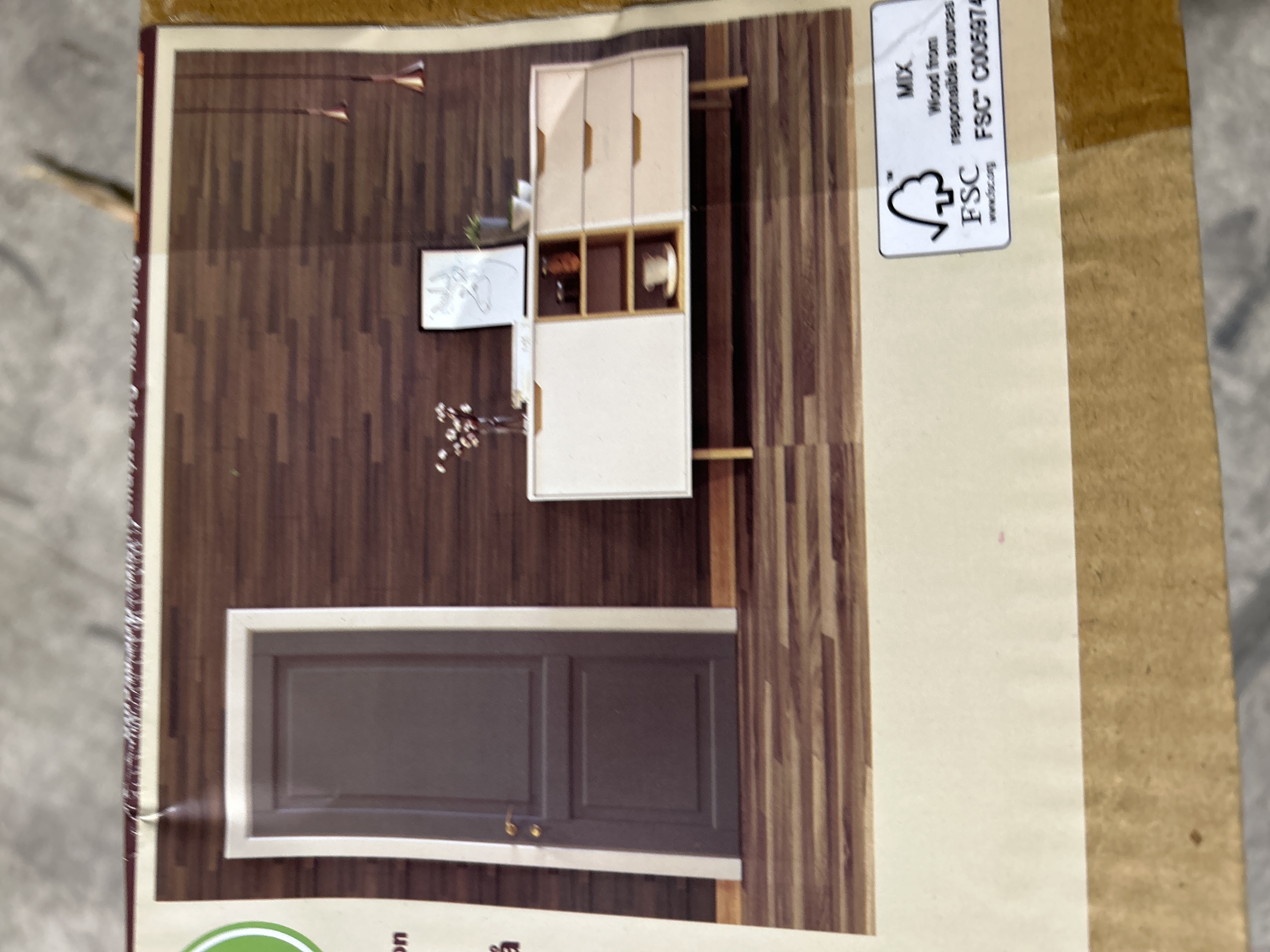 -Acacia Shiplap FSC 1219 x 152 x 10 mm, 5-pack, Du