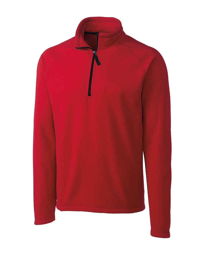 Clique Red Fleece Quarter Zip XL MQO00027