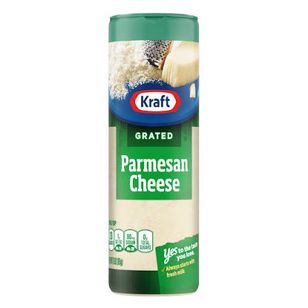 Kraft 3oz. Grated Parmesan Cheese