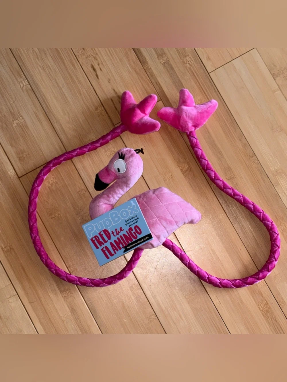 Pup Box Fred the Flamingo Plush Toy