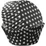 Wilton 50 count Black & White Polka Dot Baking Cups