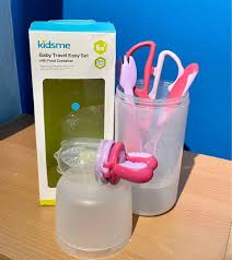 kidsme  baby travel Easy Set w/Food Container green