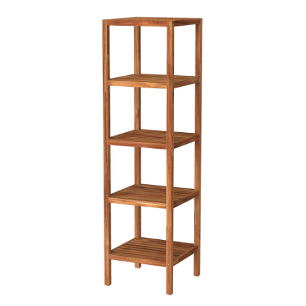 -Holger Shelf 5 tier, Acacia, Golden Teak