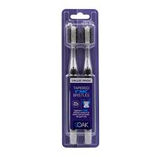 Oak 2 Pack Toothbrushes Black soft