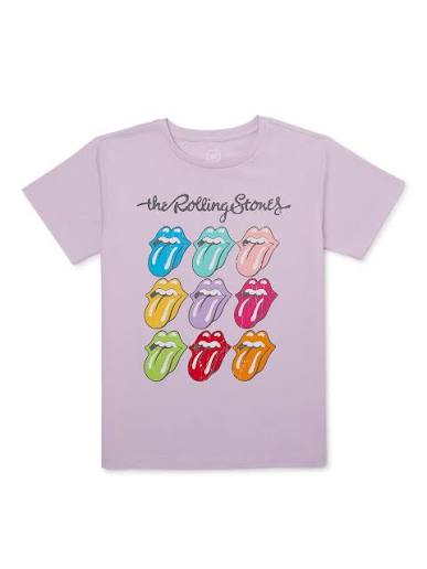 Rolling stones MD 7-8 kids short sleeve tee shirt tee shirt   Walmart tag