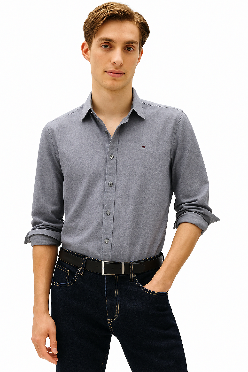 Tommy Hilfiger & Van Heusan Small Long Sleeve Dress Shirts